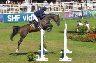DIEGO TAME 2ème du Grand Prix 1.30m 7 ans à Auvers